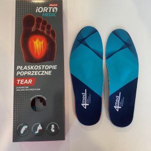 Wkładki na płaskostopie poprzeczne iORTO MEDIC Tear